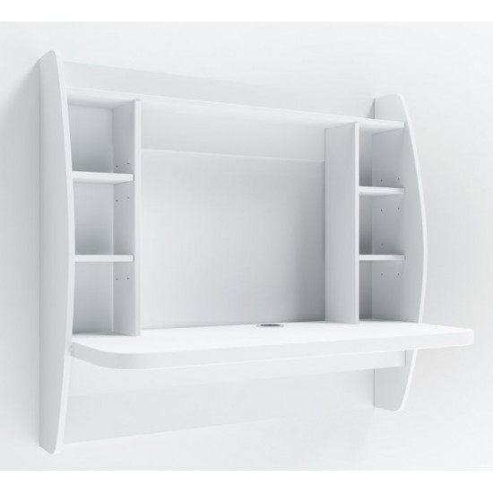 Hanging computer desk AirTable-I Comfy-Home white