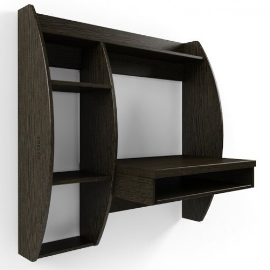 Wall mounted computer desk AirTable Valko Comfy-Home wenge