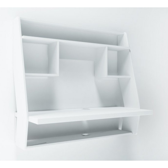 Hanging computer desk AirTable-III Comfy-Home white