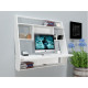 Hanging computer desk AirTable-III Comfy-Home white