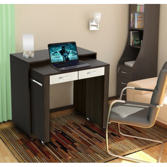 Computer desk Nibiru Comfy-Home wenge+white