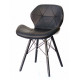 Dining chair Onder Mebli INVAR EK BLACK BK