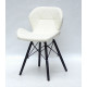 Dining chair Onder Mebli INVAR BK EK MILKY