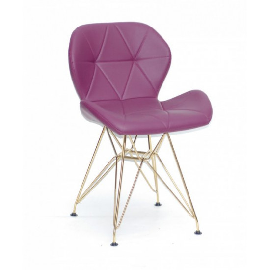 Dining chair Onder Mebli INVAR GD - ML PURPLE 61