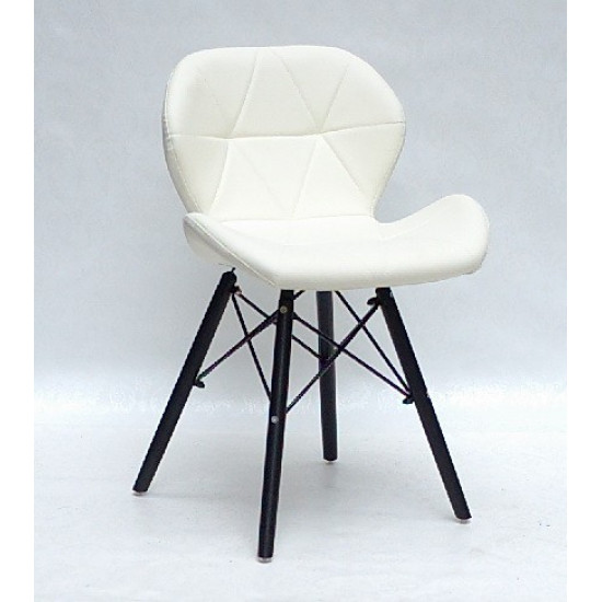 Dining chair Onder Mebli INVAR BK EK MILKY