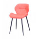 Dining chair Onder Mebli INVAR METAL - BK EK RED 05