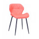 Dining chair Onder Mebli INVAR METAL - BK EK RED 05