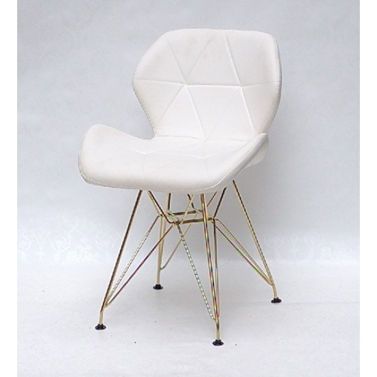 Dining chair Onder Mebli INVAR GD - ML WHITE 07