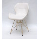 Dining chair Onder Mebli INVAR GD - ML WHITE 07