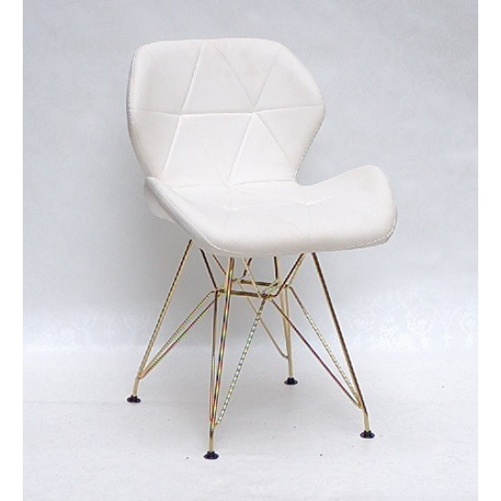 Dining chair Onder Mebli INVAR GD - ML WHITE 07