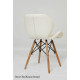 Dining chair Onder Mebli INVAR EK WHITE