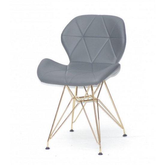 Dining chair Onder Mebli INVAR GRAY 21 GD - ML