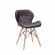 Dining chair Onder Mebli INVAR EK BROWN 80