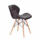 Dining chair Onder Mebli INVAR EK BROWN 80