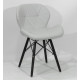 Dining chair Onder Mebli INVAR BK EK GRAY 10