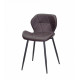 Dining chair Onder Mebli INVAR EC BROWN 80 METAL - BK