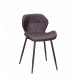 Dining chair Onder Mebli INVAR EC BROWN 80 METAL - BK