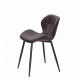 Dining chair Onder Mebli INVAR EC BROWN 80 METAL - BK