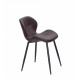 Dining chair Onder Mebli INVAR EC BROWN 80 METAL - BK