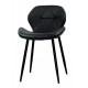 Dining chair Onder Mebli INVAR EK BLACK METAL - BK