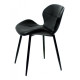 Dining chair Onder Mebli INVAR EK BLACK METAL - BK