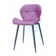 Dining chair Onder Mebli INVAR METAL - BK EK PURPUR 61