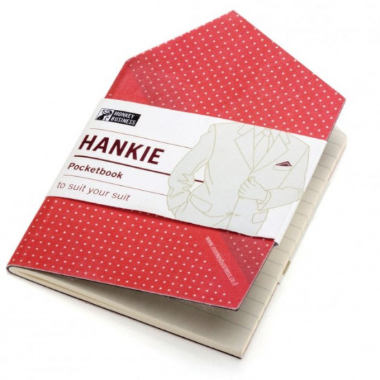 Нотатник Hankie Pocketbook Monkey Business Червоний