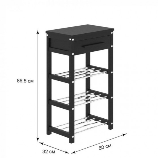 Shoe stand Fenster NVD-10 500 Black