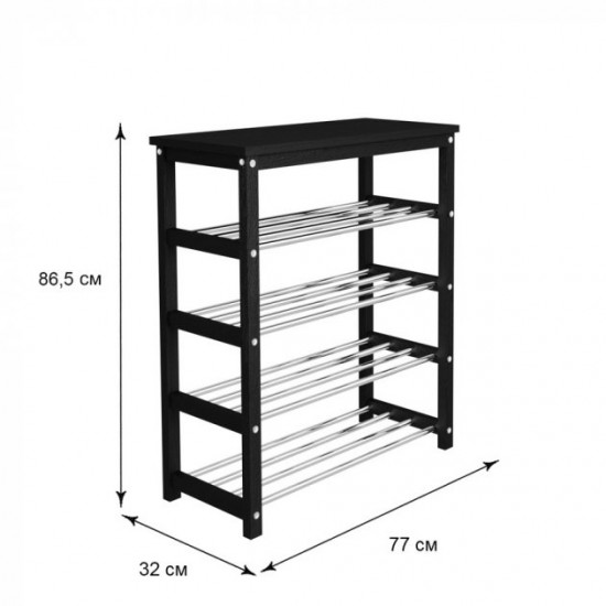 Підставка для взуття Fenster NVD-07 Чорна