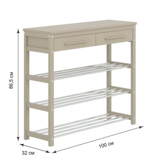 Shoe stand Fenster NVD-10 1000 Cappuccino