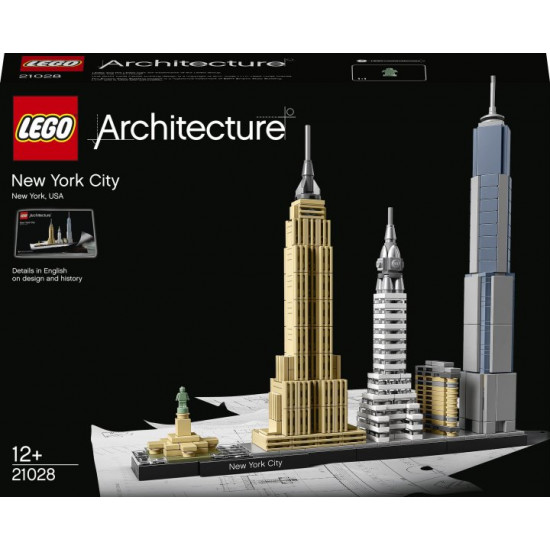  Конструктор LEGO Architecture Архитектура Нью-Йорка (21028)