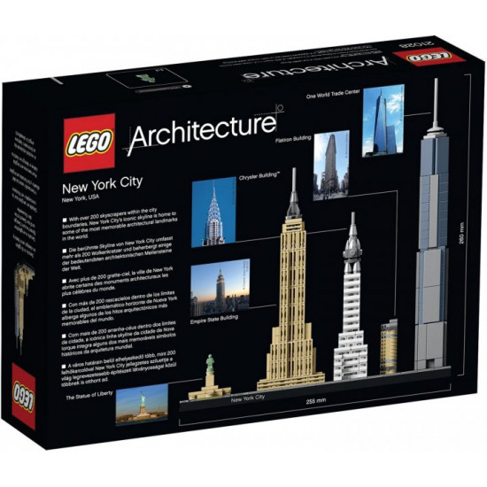  Конструктор LEGO Architecture Архитектура Нью-Йорка (21028)