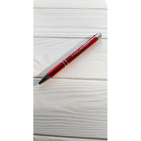 Metal Red Pen with Individual Betkhoven Engraving to Order