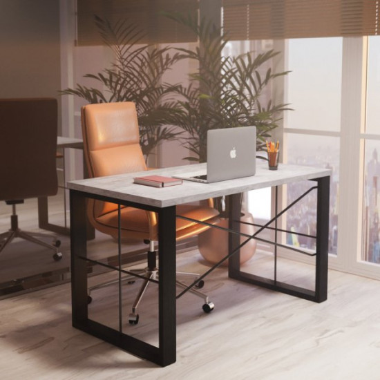 Office desk Fenster Prime Black chipboard Urban 76x130x70