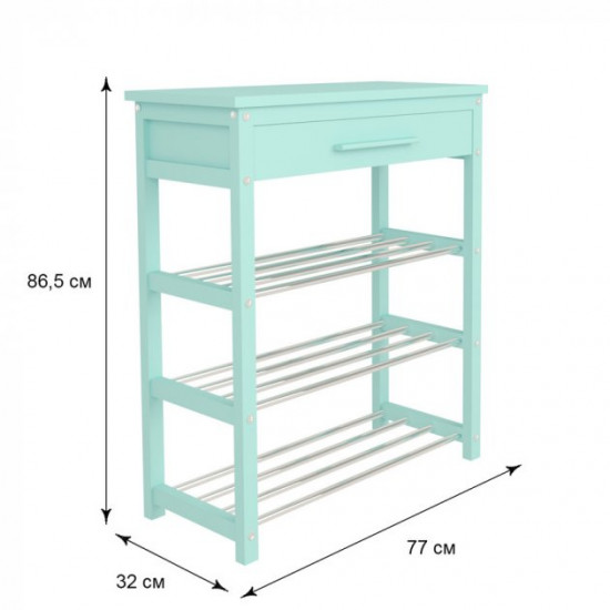 Shoe stand Fenster NVD-10 Turquoise 770