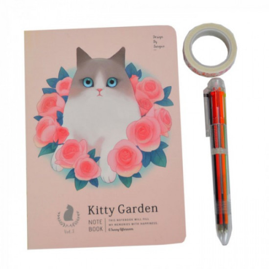  Ежедневник Набор Art Kitty Garden NB698 (AND002403)