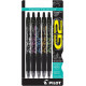 Set of gel pens PILOT G2 Fashion Collection Black automatic (31373)