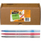 Set of ballpoint pens 240 pcs BIC Round Stic Xtra Life Colored oil (GSM240AST)