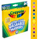 Crayola Ultra Clean Washable Markers Set of 10 (58-7851)