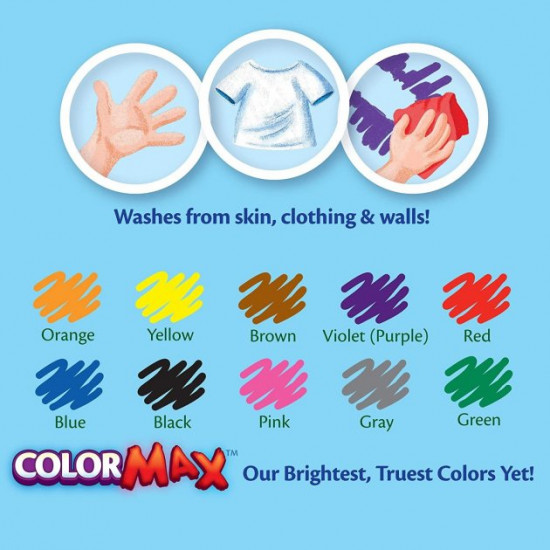 Crayola Ultra Clean Washable Markers Set of 10 (58-7851)