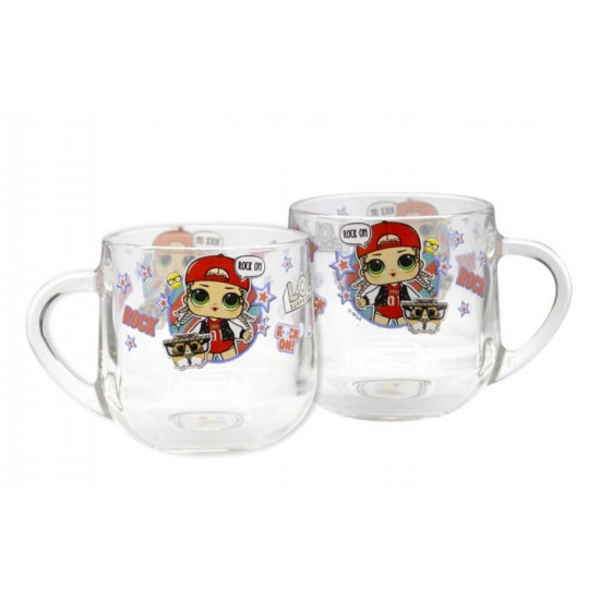 Glass cup Gramine LOLSurprise! MC Swag 300 ml