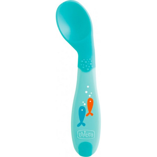 Ложка Chicco First Spoon 8м+ Блакитна (16100.20)