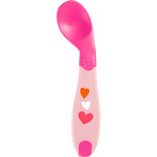 Spoon Chicco First Spoon 8m+ Pink (16100.10)