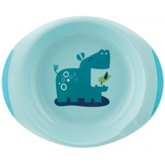 Chicco Easy Feeding plate set 2 pcs 12M+ Blue (16002.20)