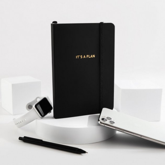 Planner Gifty undated It's a plan Black