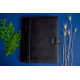 Leather notebook - Charm (black)