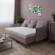 Thin futon topper mattress SleepRoll Mint Usleep 110x190