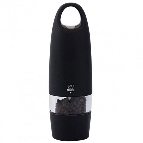 Electric pepper mill Peugeot Zest, height 18 cm, black (25922)