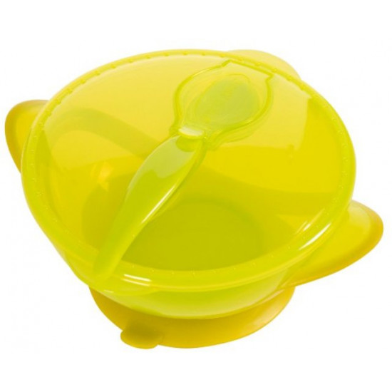 Baby Team plate with suction cup with lid and spoon 290 ml (310536463)