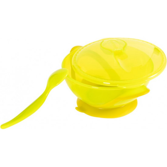 Baby Team plate with suction cup with lid and spoon 290 ml (310536463)